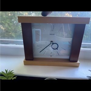 SEIKO mantel clock wooden